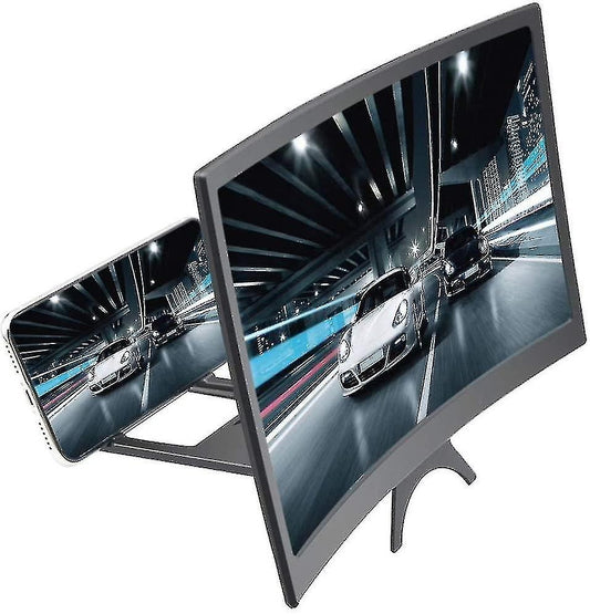 12-Inch HD Mobile Screen Magnifier – HD Phone Display Amplifier for Movies & Gaming & Cricket