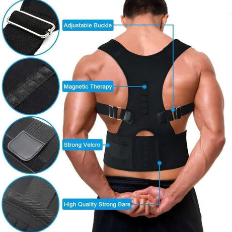 Adjustable Posture Corrector Belt | Pain Removing / Height Increasing